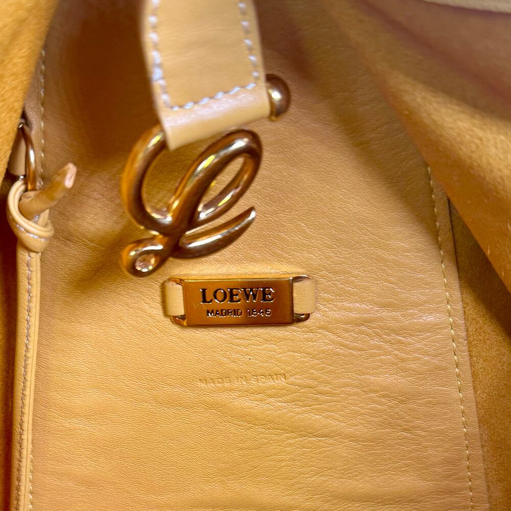 Loewe Anton Yellow Zip Backpack - image 3